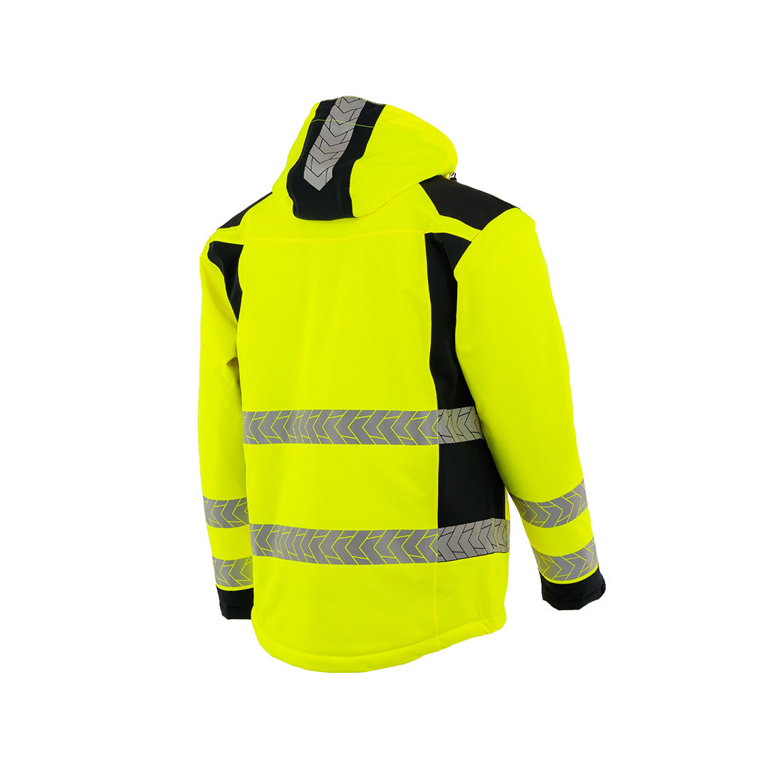 Дълго зимно яке HI-VIS DROGOWIEC COMFORT WINTER YELLOW