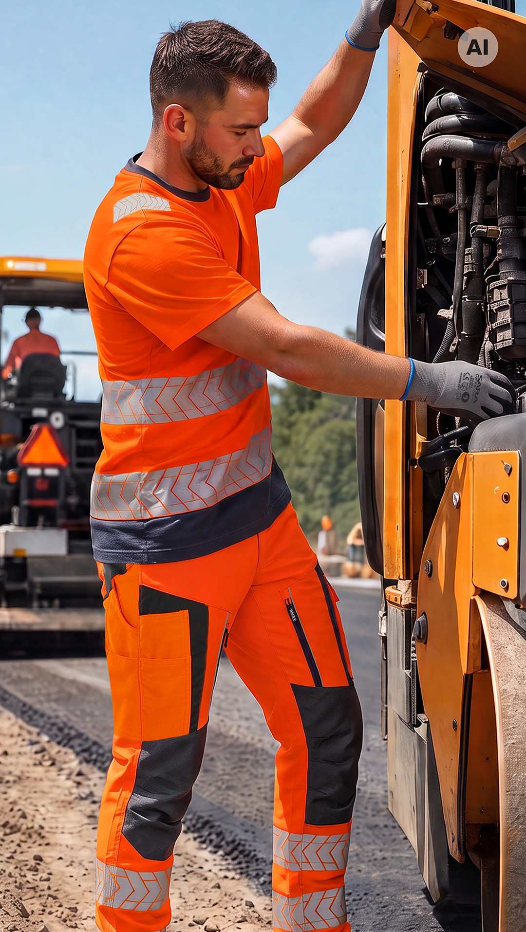 Тениска HI-VIS DROGOWIEC COMFORT ORANGE