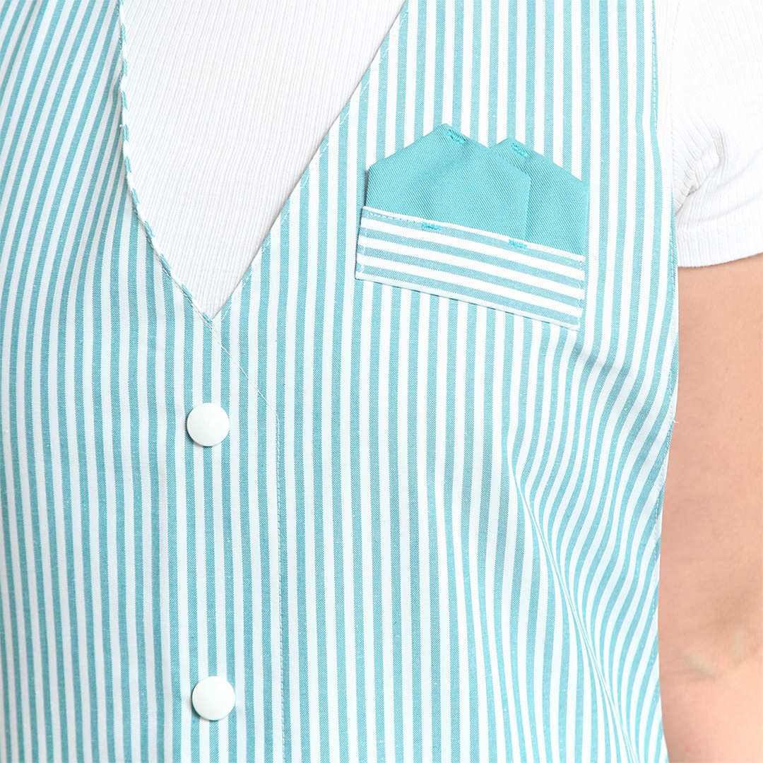 Престилка елек 88653 MINT STRIPES, от WEITBLICK | РАБОТНИ ОБЛЕКЛА от Mtex Professional