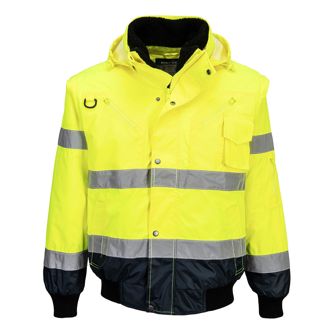 Яке C465 YELLOW/NAVY HI-VIS, бомбер 3 в 1