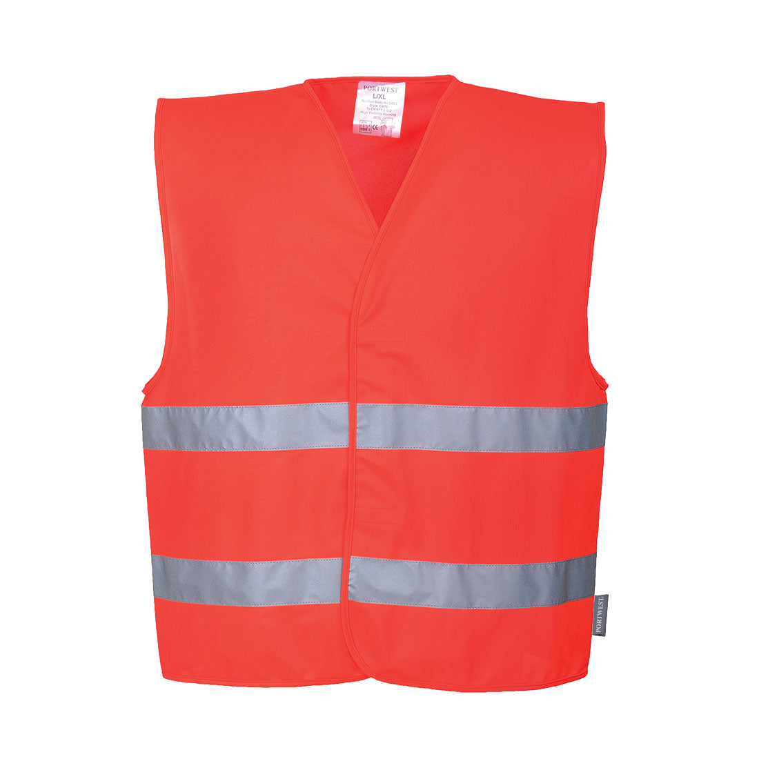 Жилетка C474 RED HI-VIS, с две ленти