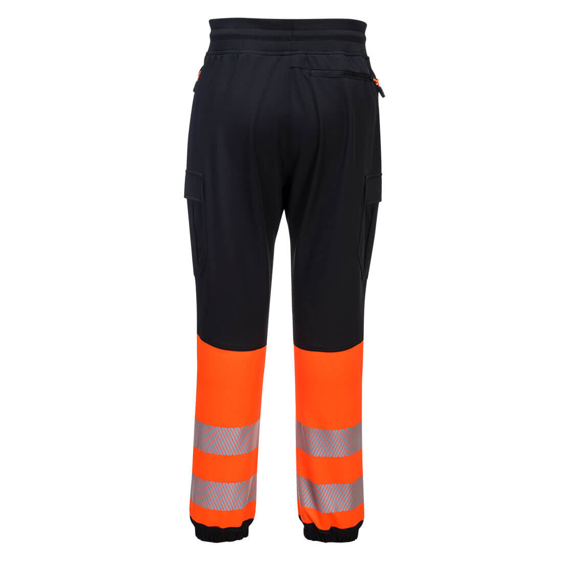 Панталон KX341 BLACK/ORANGE HI-VIS FLEXI, с връзки | РАБОТНИ ОБЛЕКЛА от Mtex Professional