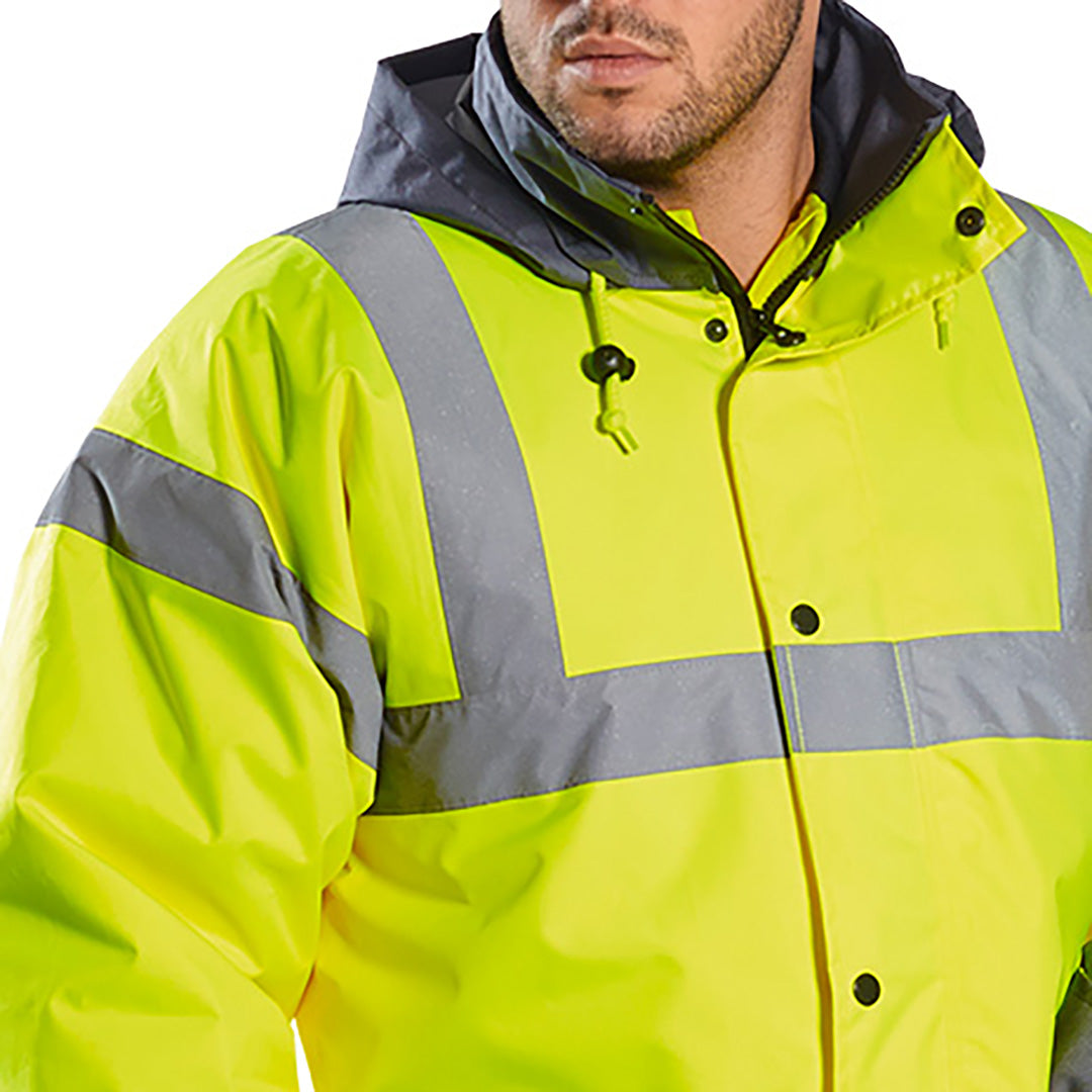 Яке, S466 YBR HI-VIS TRAFFIC, от PORTWEST, водоустойчиво, контрастно | Работни облекла от MTEX Professional