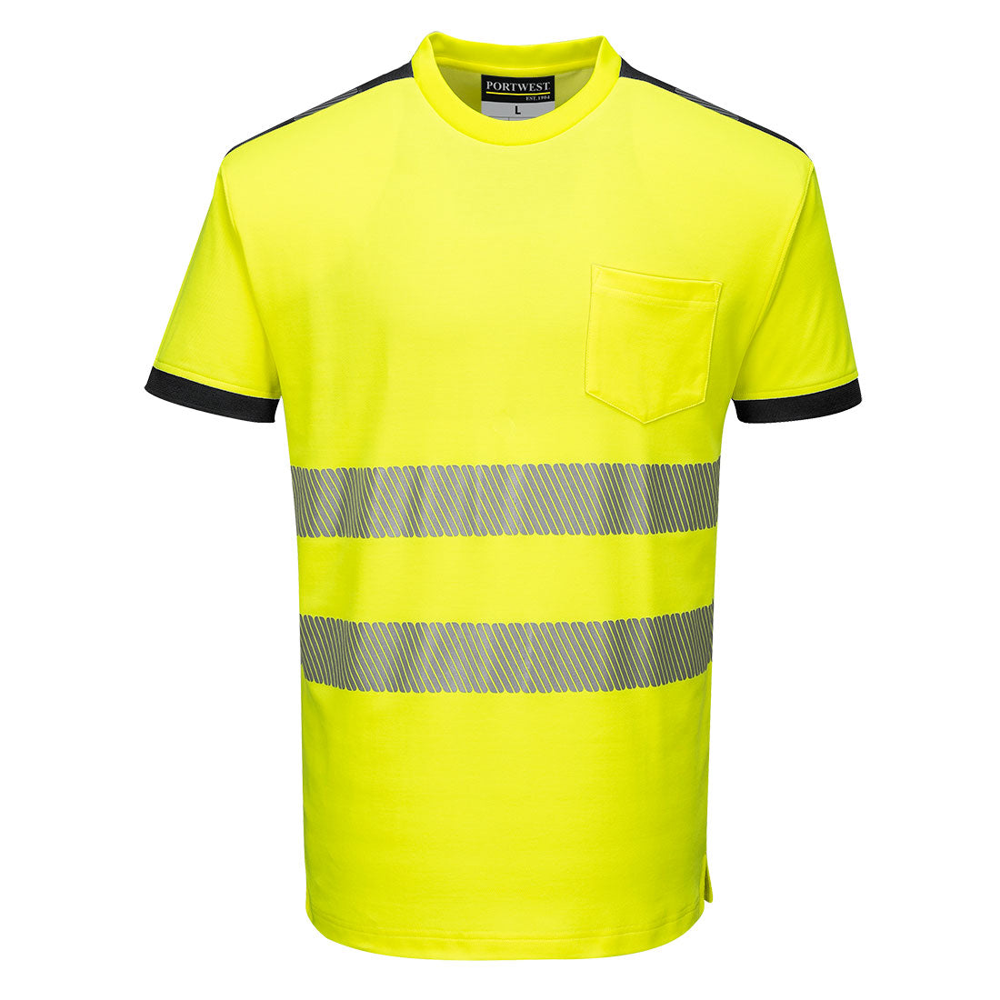 Тениска T181 YELLOW PW3 HI VIS | РАБОТНИ ОБЛЕКЛА от Mtex Professional