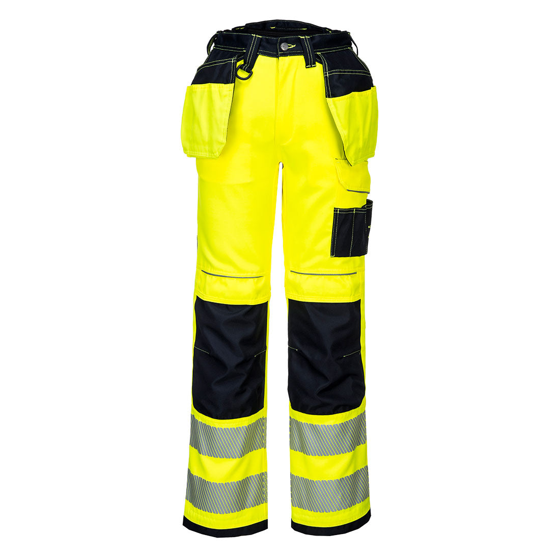 Панталон T501 YELLOW/BLACK PW3 HI VIS HOLSTER