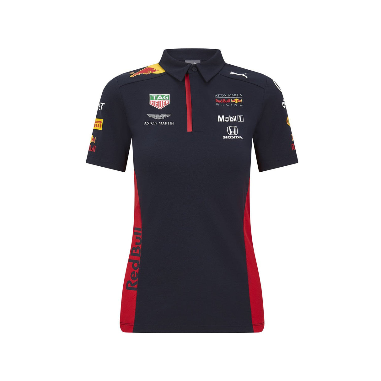 Дамска тениска със скрита яка, ASTON MARTIN RED BULL RACING NAVY, от PUMA от Mtex Professional