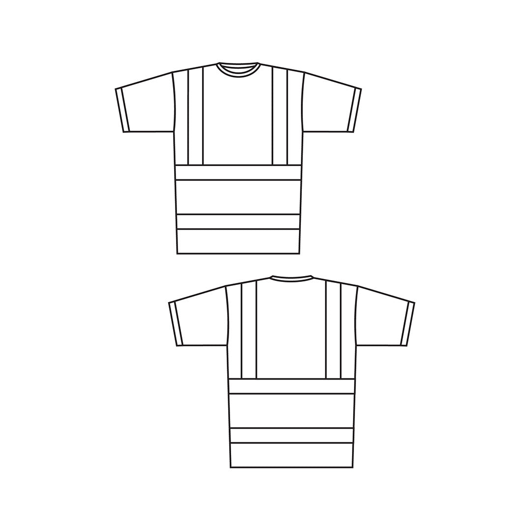 Тениска, DROGOWIEC YER HI VIS, от SARAWORKWEAR, контрастна| РАБОТНИ ОБЛЕКЛА от Mtex Professional