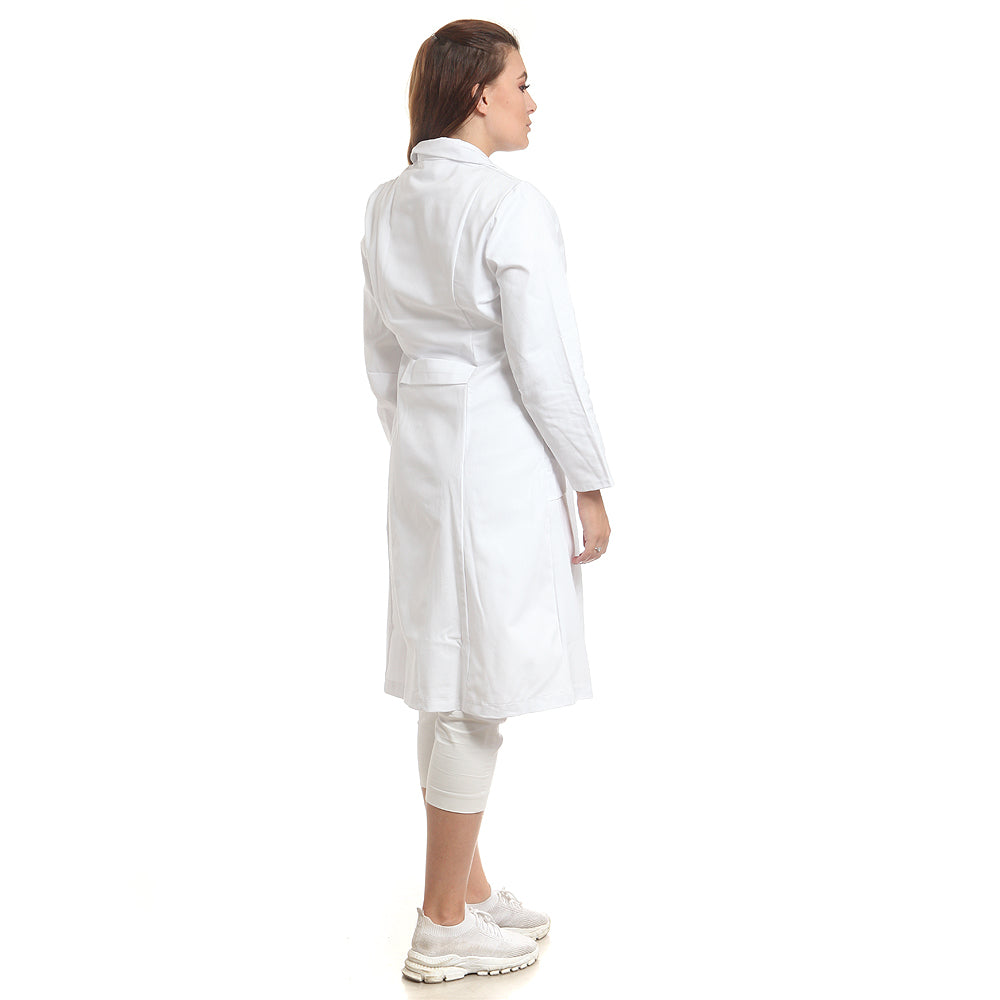 Дамска манта, 51247 WHITE COTTON, от WEITBLICK, дълъг ръкав | РАБОТНИ ОБЛЕКЛА от Mtex Professional