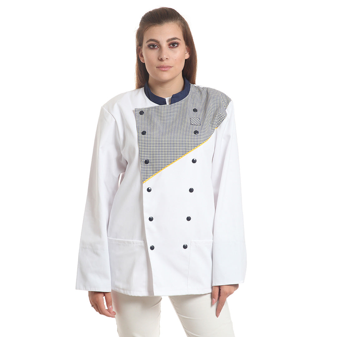 Яке, 18034 NAVY-YELLOW SMALL CHECK, от WEITBLICK | РАБОТНИ ОБЛЕКЛА от Mtex Professional