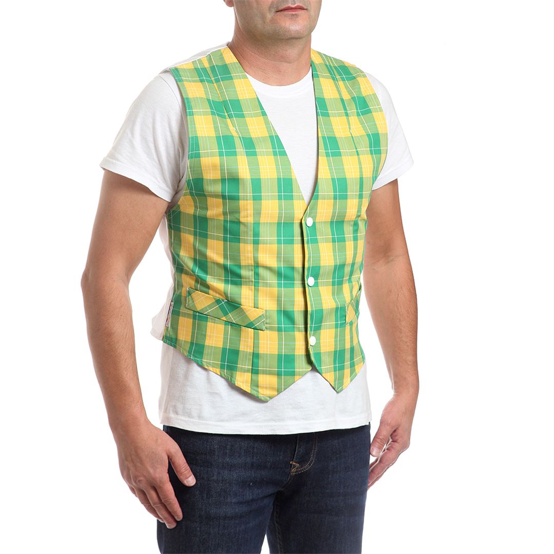 Елек, 14962 YELLOW-GREEN CHECK, от WEITBLICK | РАБОТНИ ОБЛЕКЛА от Mtex Professional