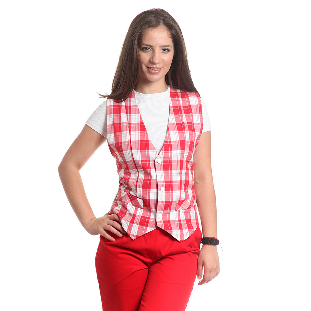 Елек, 14965 RED CHECK, от WEITBLICK | РАБОТНИ ОБЛЕКЛА от Mtex Professional