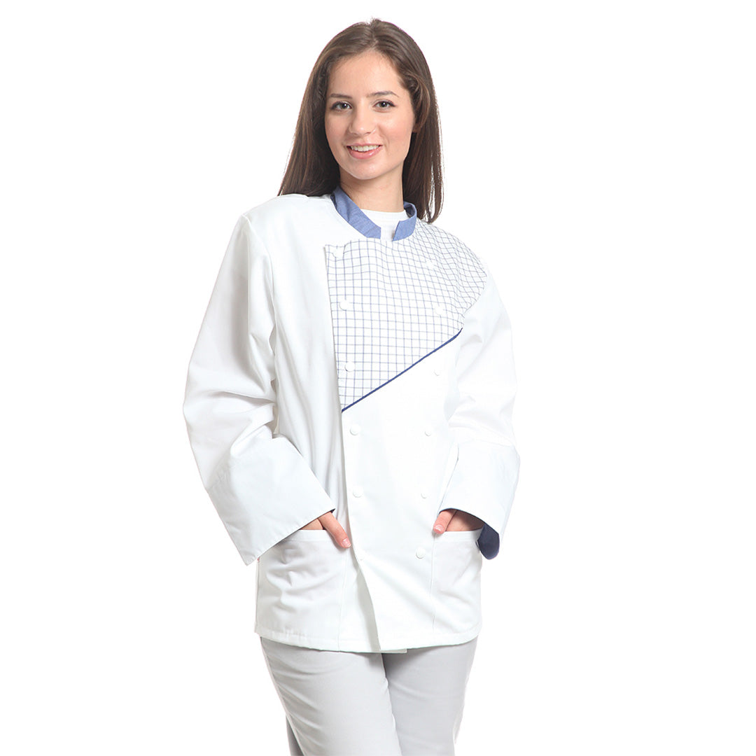 Яке 18073 BLUE SMALL CHECK, от WEITBLICK | РАБОТНИ ОБЛЕКЛА от Mtex Professional