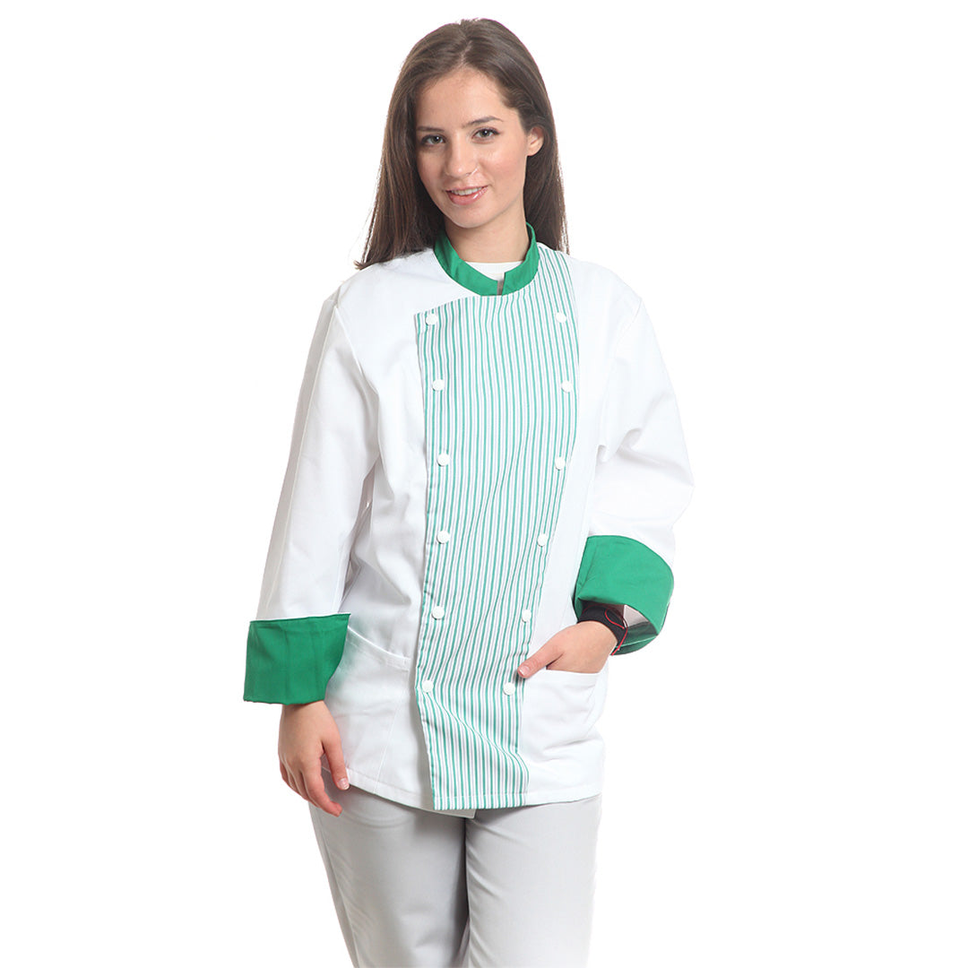 Дамско яке, 18404 GREEN-GREY STRIPES, от WEITBLICK, от WEITBLICK | РАБОТНИ ОБЛЕКЛА от Mtex Professional