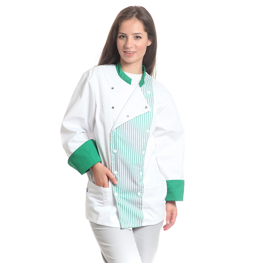 Дамско яке, 18404 GREEN-GREY STRIPES, от WEITBLICK, от WEITBLICK | РАБОТНИ ОБЛЕКЛА от Mtex Professional