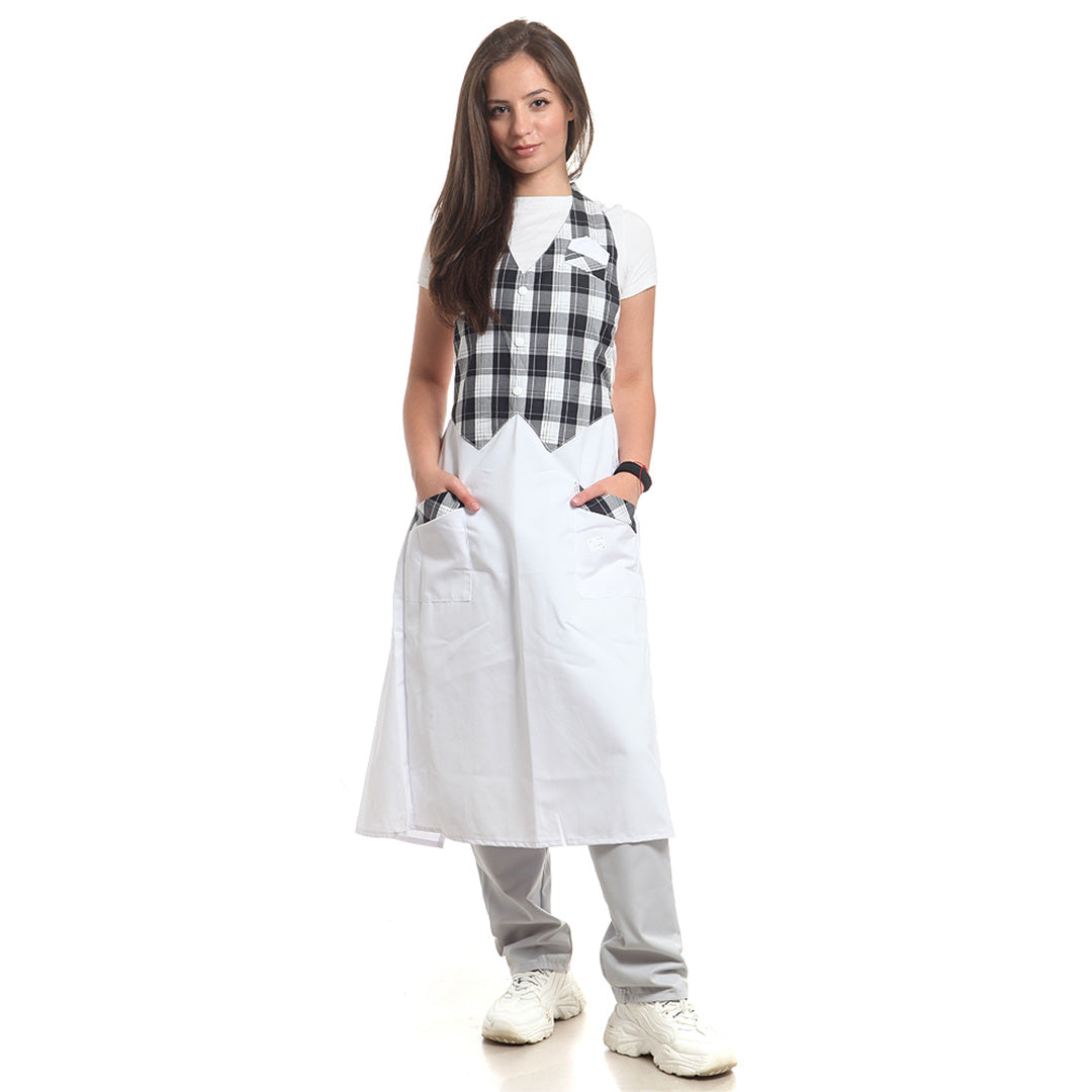 Престилка елек, 89959 BLACK CHECK, от WEITBLICK| РАБОТНИ ОБЛЕКЛА от Mtex Professional