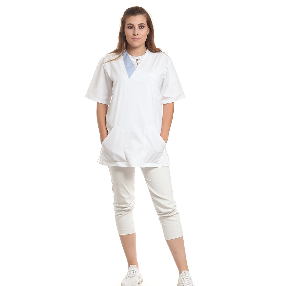 Туника, 91258 WHITE-BLUE, от WEITBLICK | РАБОТНИ ОБЛЕКЛА от Mtex Professional