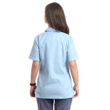 Дамска блуза пике, 40383 SKY BLUE, от WEITBLICK | РАБОТНИ ОБЛЕКЛА от Mtex Professional