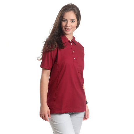 Дамска блуза пике, 40387 BURGUNDY, от WEITBLICK | РАБОТНИ ОБЛЕКЛА от Mtex Professional