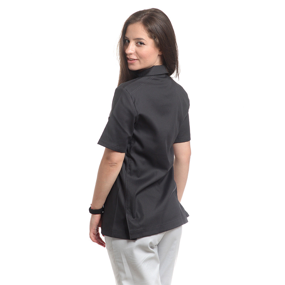 Дамска блуза пике 40389 DARK GREY, от WEITBLICK | РАБОТНИ ОБЛЕКЛА от Mtex Professional