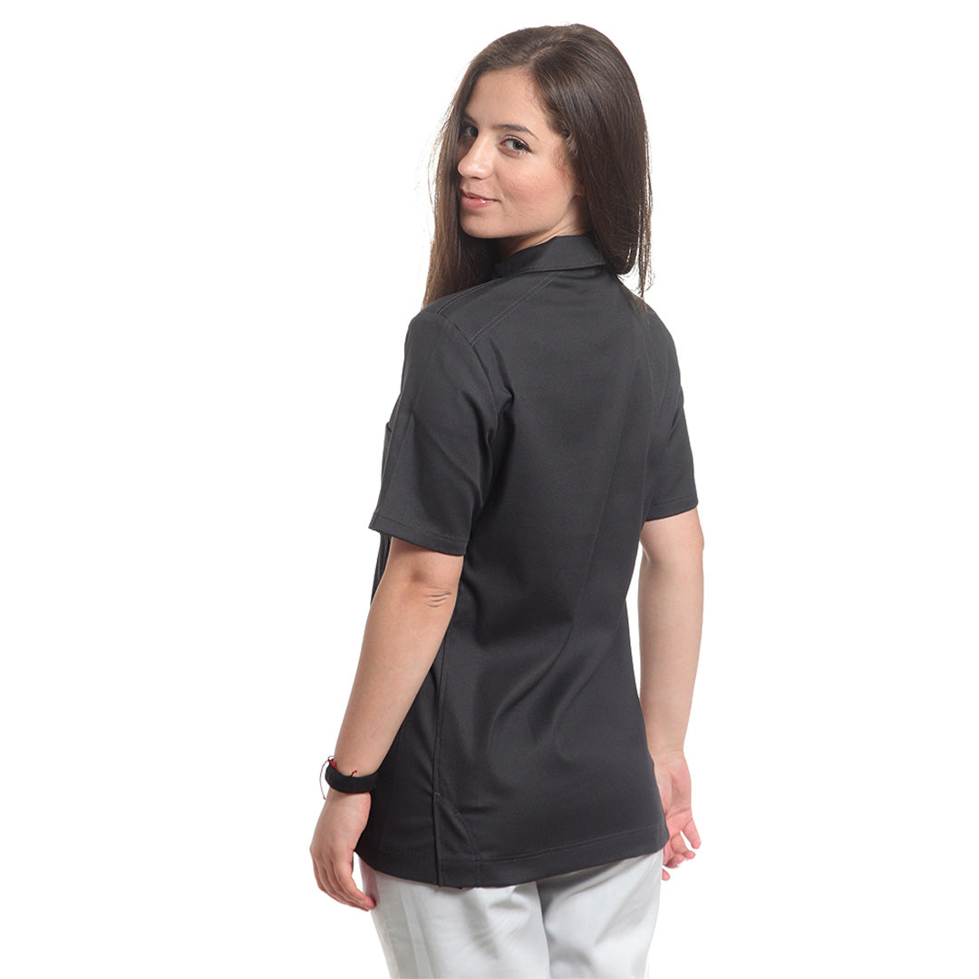 Дамска блуза пике 40389 DARK GREY, от WEITBLICK | РАБОТНИ ОБЛЕКЛА от Mtex Professional