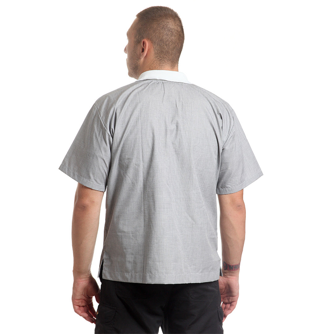 Блуза с яка 40523 GREY MELANGE, от WEITBLICK | РАБОТНИ ОБЛЕКЛА от Mtex Professional