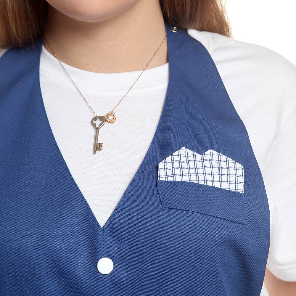 Престилка елек, 89703 BLUE-WHITE, от WEITBLICK | РАБОТНИ ОБЛЕКЛА от Mtex Professional