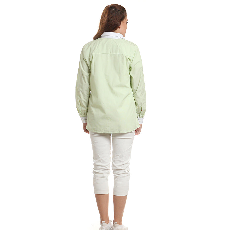 Дамска риза 485420 APPLE GREEN, дълъг ръкав, от WEITBLICK | РАБОТНИ ОБЛЕКЛА от Mtex Professional