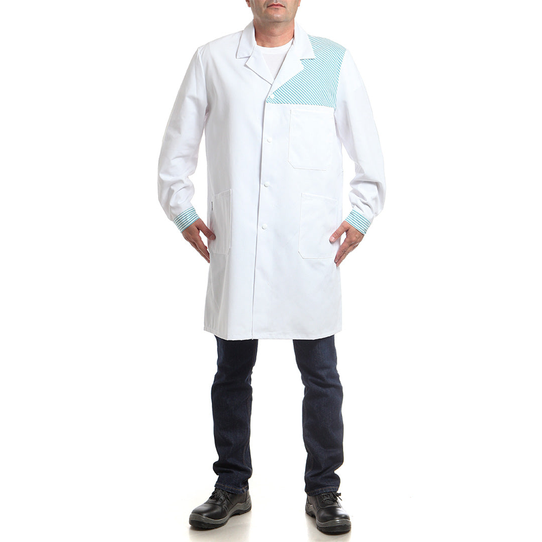 Мъжка манта, 11953 GREEN STRIPES, от WEITBLICK | РАБОТНИ ОБЛЕКЛА от Mtex Professional