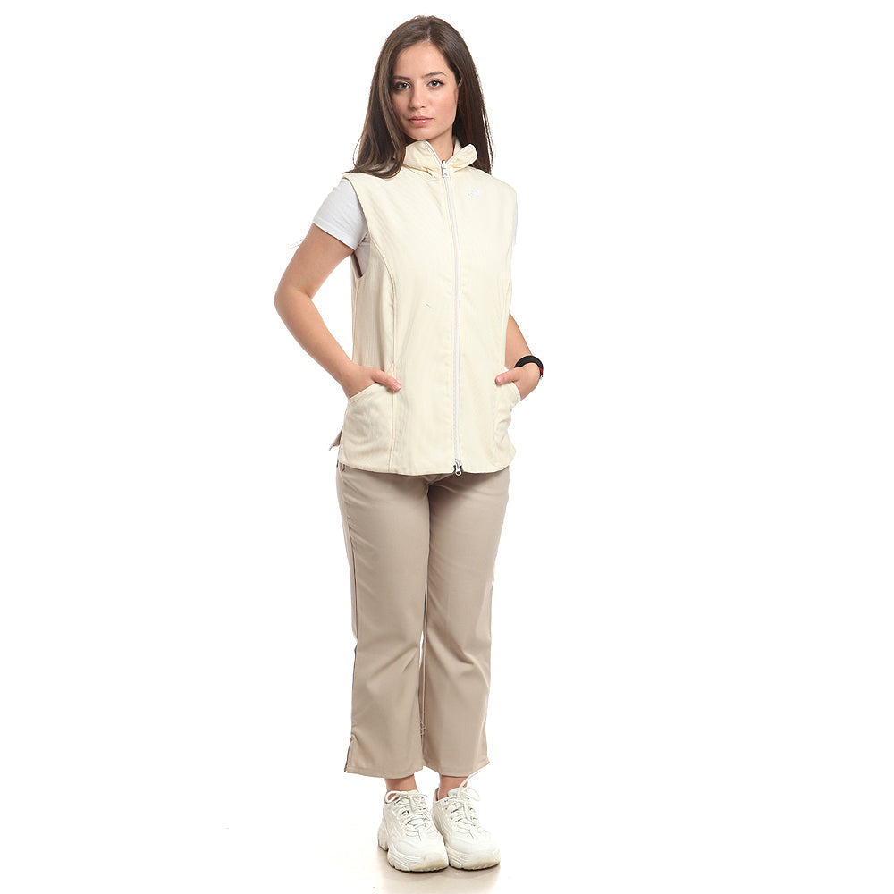 Дамски двулицев елек, 14258 SAND-WHITE, от WEITBLICK | РАБОТНИ ОБЛЕКЛА от Mtex Professional