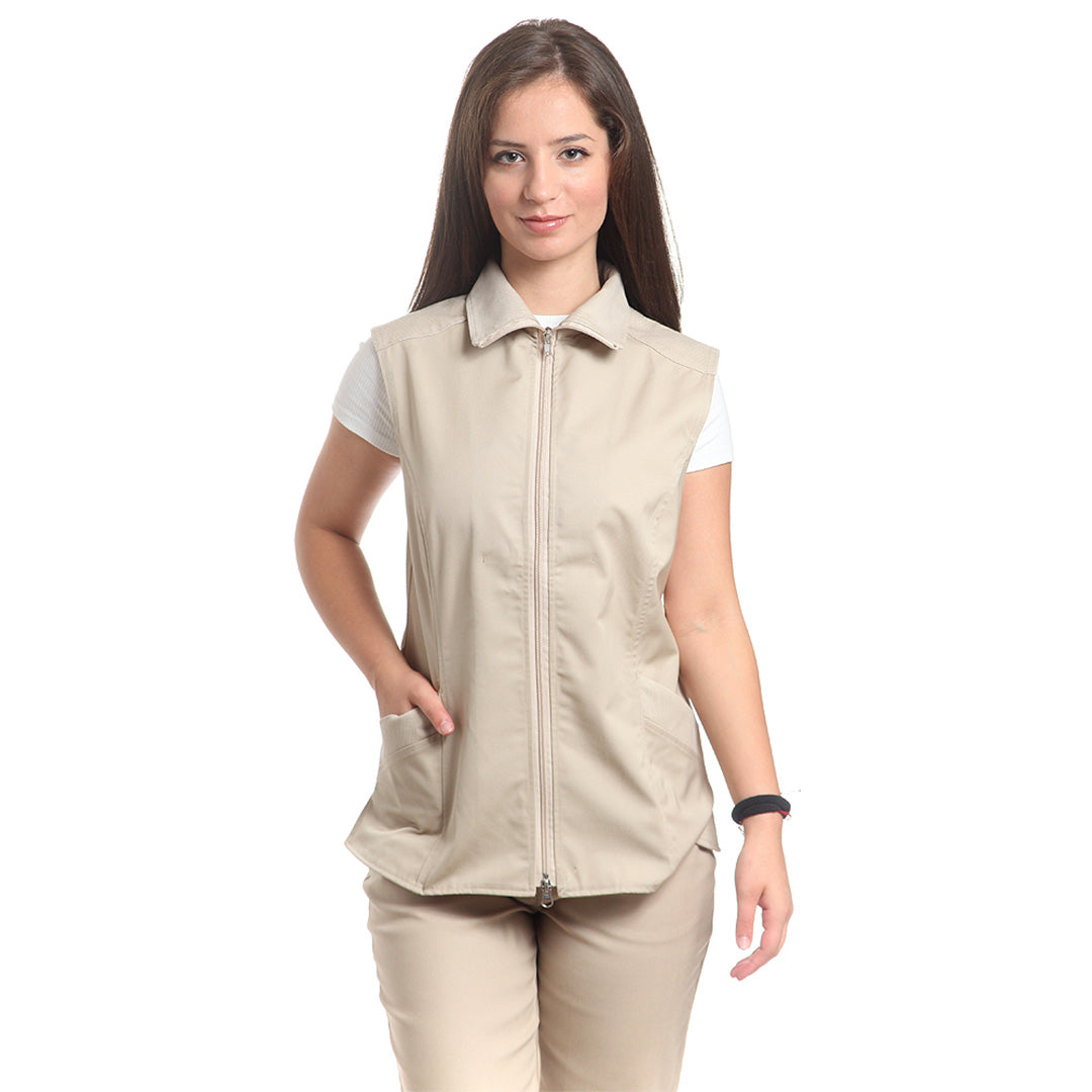 Дамски елек, 14441 BEIGE, от WEITBLICK | РАБОТНИ ОБЛЕКЛА от Mtex Professional