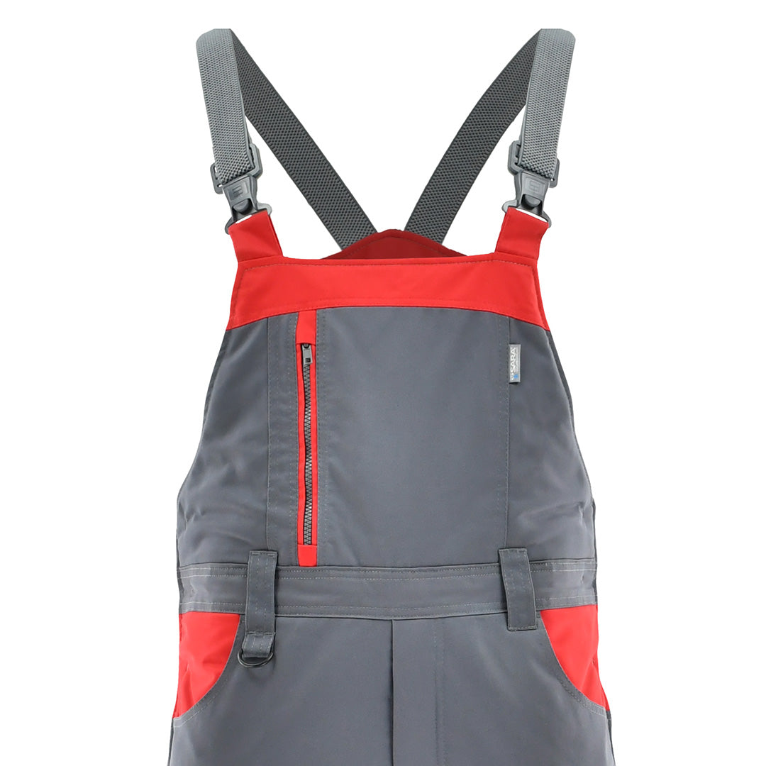 Полугащеризон STANDART WINTER GREY/RED | РАБОТНИ ОБЛЕКЛА от Mtex Professional