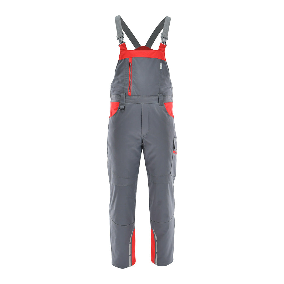 Полугащеризон STANDART WINTER GREY/RED | РАБОТНИ ОБЛЕКЛА от Mtex Professional