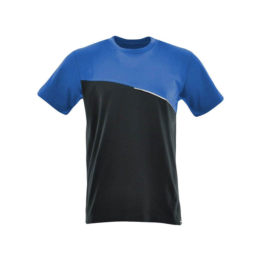 Тениска COMFORT PLUS CHARCOAL/AZZURO | РАБОТНИ ОБЛЕКЛА от Mtex Professional
