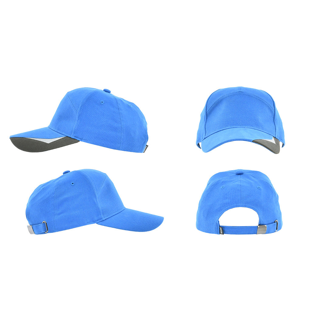 Шапка с козирка COMFORT PLUS AZZURO/CHARCOAL | РАБОТНИ ОБЛЕКЛА от Mtex Professional