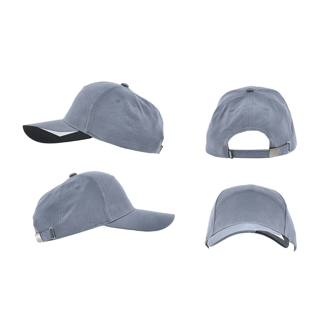 Шапка с козирка COMFORT PLUS GREY/BLACK | РАБОТНИ ОБЛЕКЛА от Mtex Professional