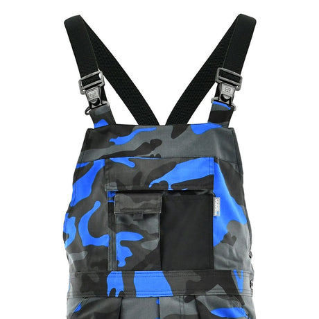 Полугащеризон KING CAMO BLUE| РАБОТНИ ОБЛЕКЛА от Mtex Professional