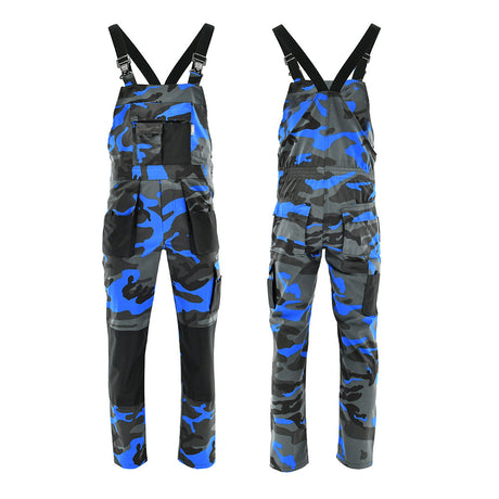 Полугащеризон KING CAMO BLUE| РАБОТНИ ОБЛЕКЛА от Mtex Professional