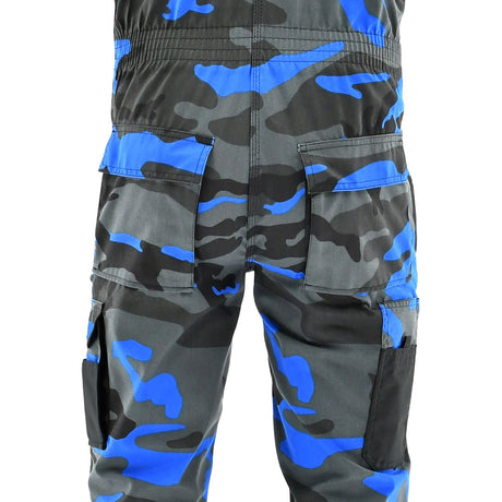 Полугащеризон KING CAMO BLUE| РАБОТНИ ОБЛЕКЛА от Mtex Professional
