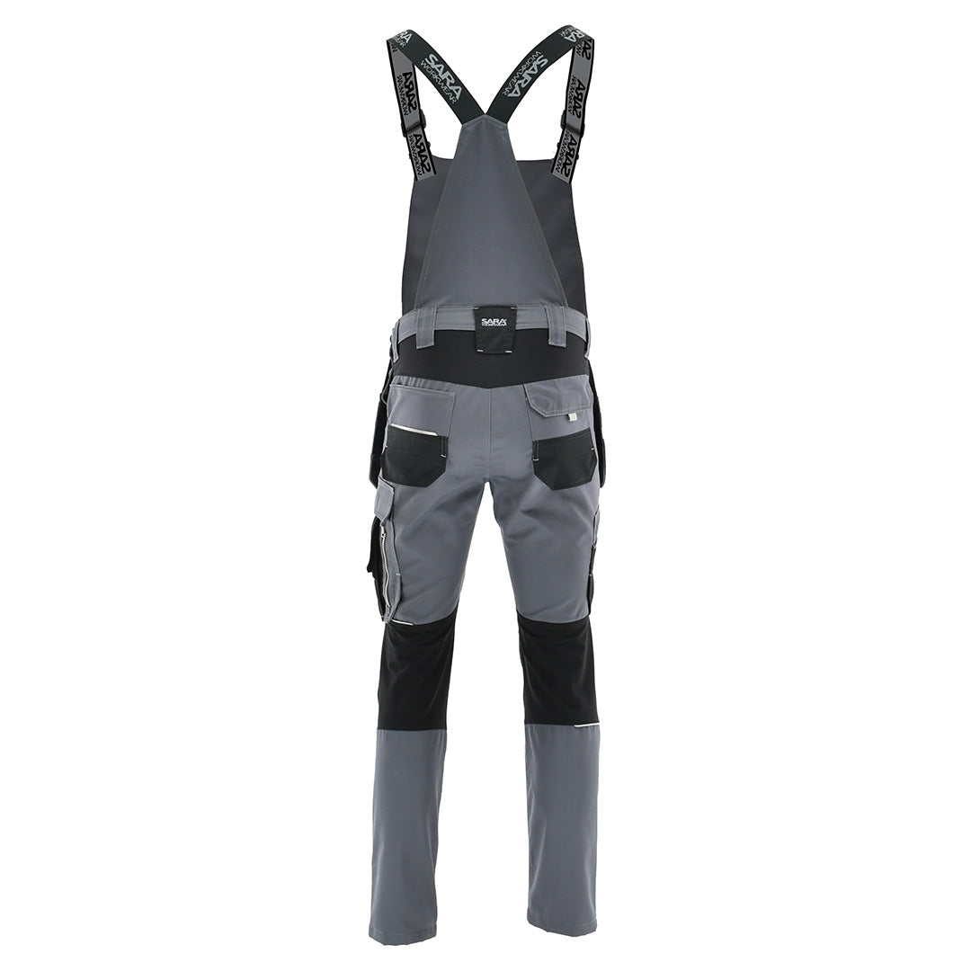 Полугащеризон MONTER DARK GREY/BLACK | РАБОТНИ ОБЛЕКЛА от Mtex Professional