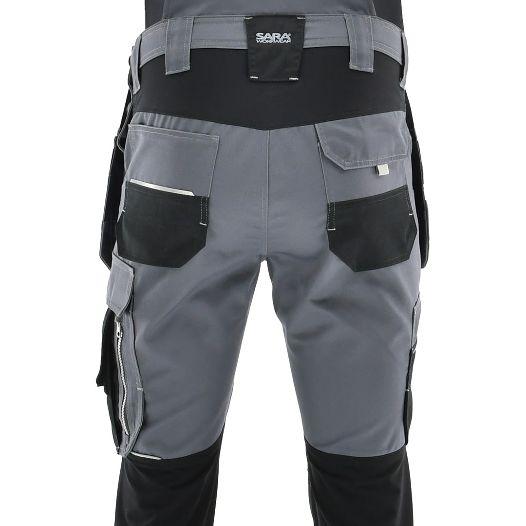 Полугащеризон MONTER DARK GREY/BLACK | РАБОТНИ ОБЛЕКЛА от Mtex Professional