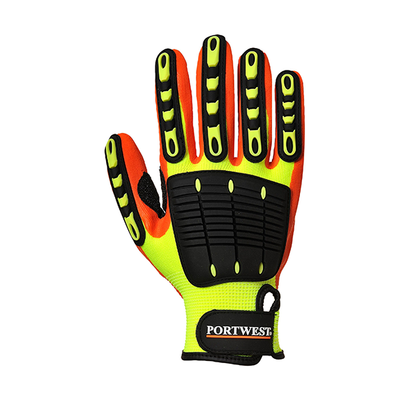 Ръкавици, A721 Y1R ANTI IMPACT GRIP, от PORTWEST, противоударни | Работни ръкавици