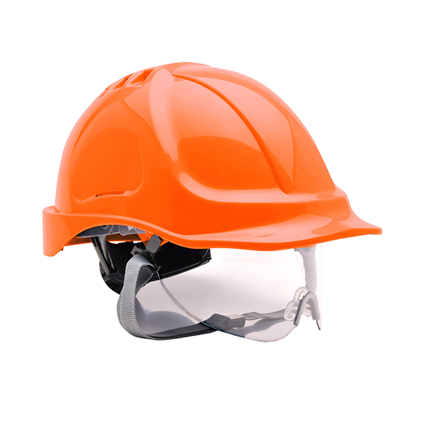 Каска, PW55 ORR ENDURANCE, от PORTWEST, с прозрачен визьор | ЛПС