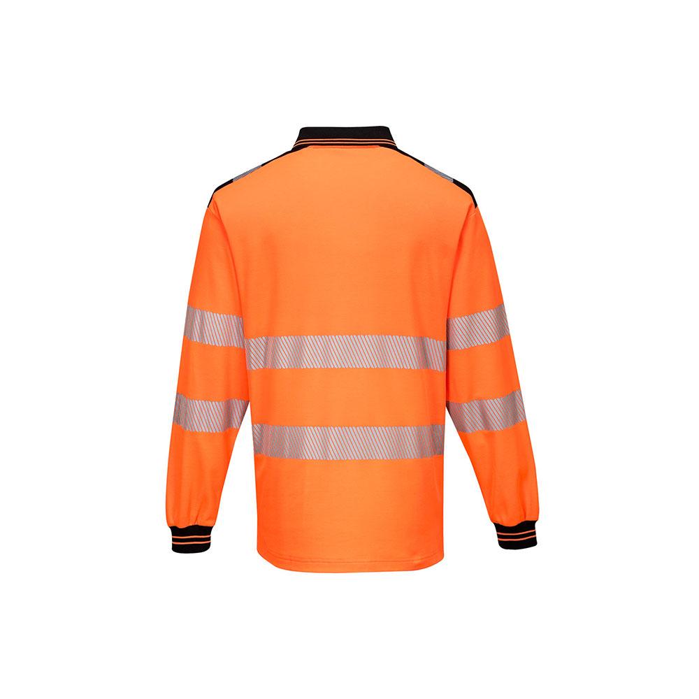 Блуза пике, T184 OBR PW3 HI-VIS, от PORTWEST, с дълъг ръкав | РАБОТНО ОБЛЕКЛО