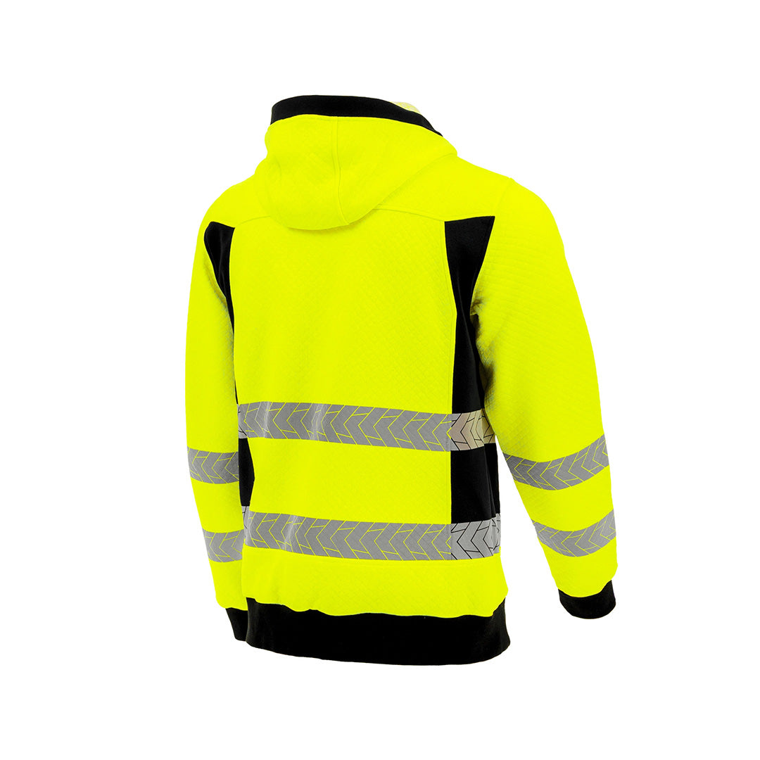 Суитчър с цип HI-VIS DROGOWIEC COMFORT YELLOW