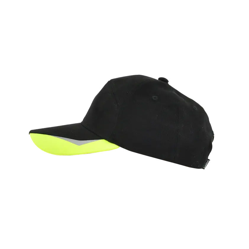 Шапка с козирка COMFORT PLUS BLACK/YELLOW