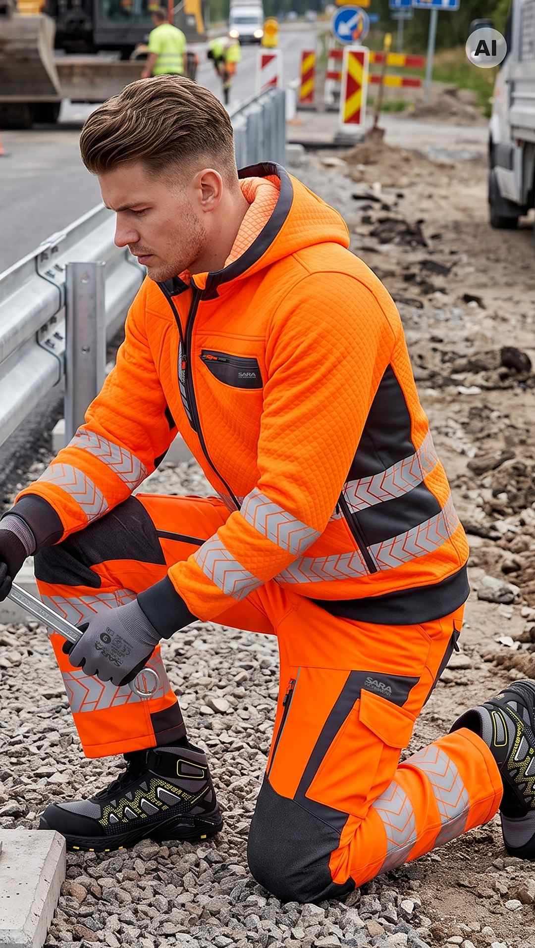 Панталон HI-VIS DROGOWIEC COMFORT ORANGE