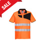Блуза пике PW212 ORANGE/BLACK PW3 HI VIS