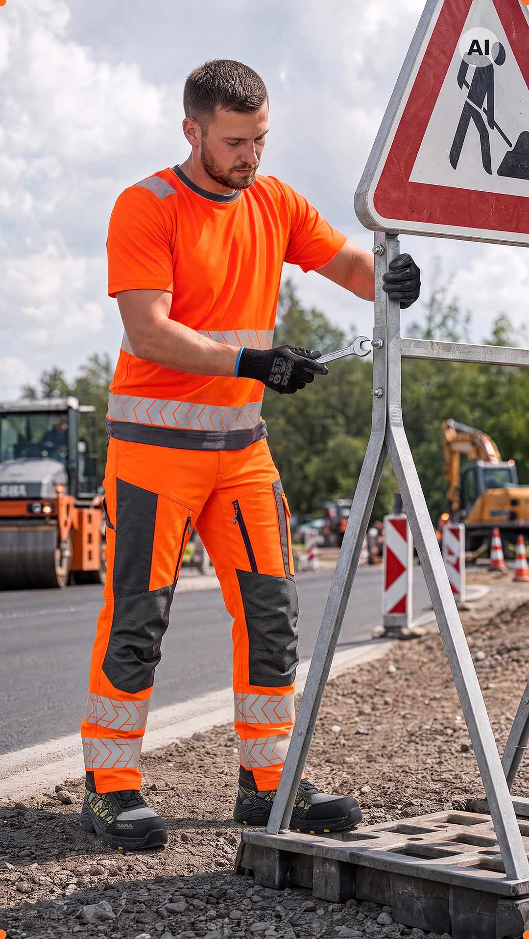 Тениска HI-VIS DROGOWIEC COMFORT ORANGE