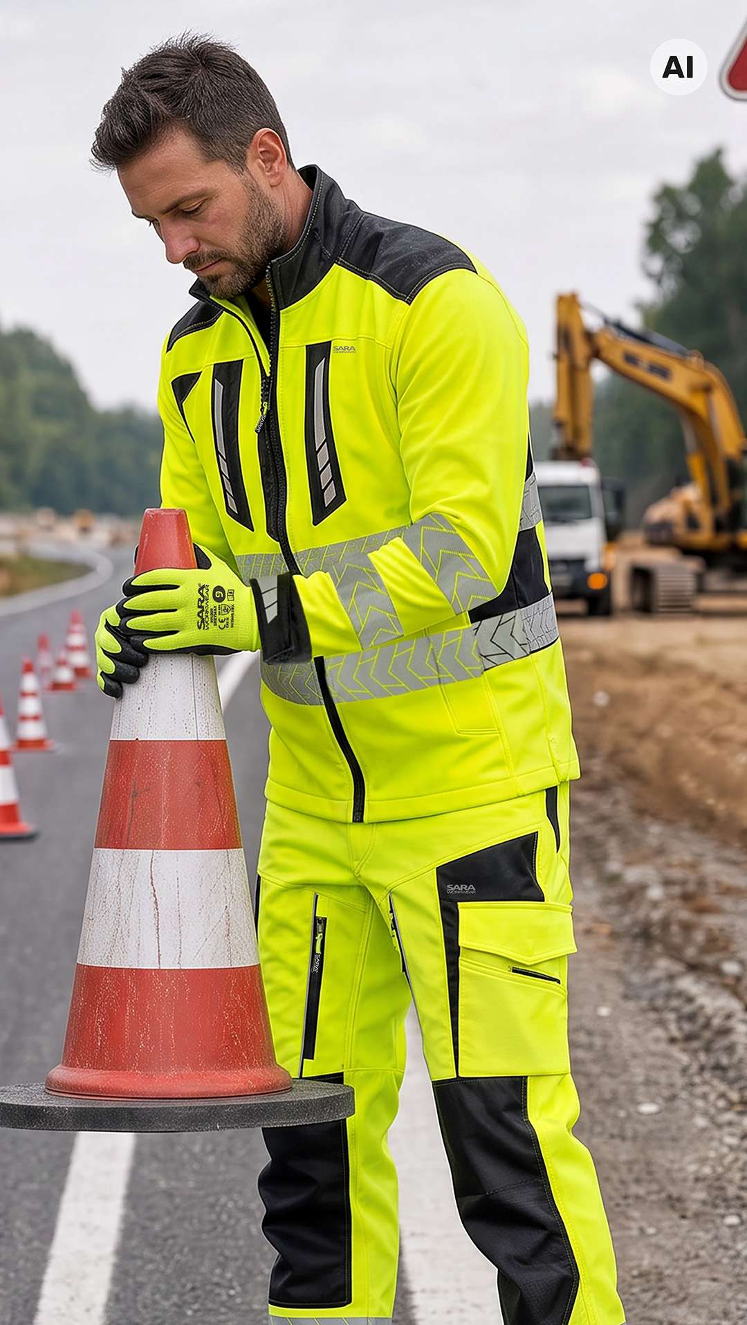 Яке HI-VIS DROGOWIEC COMFORT YELLOW