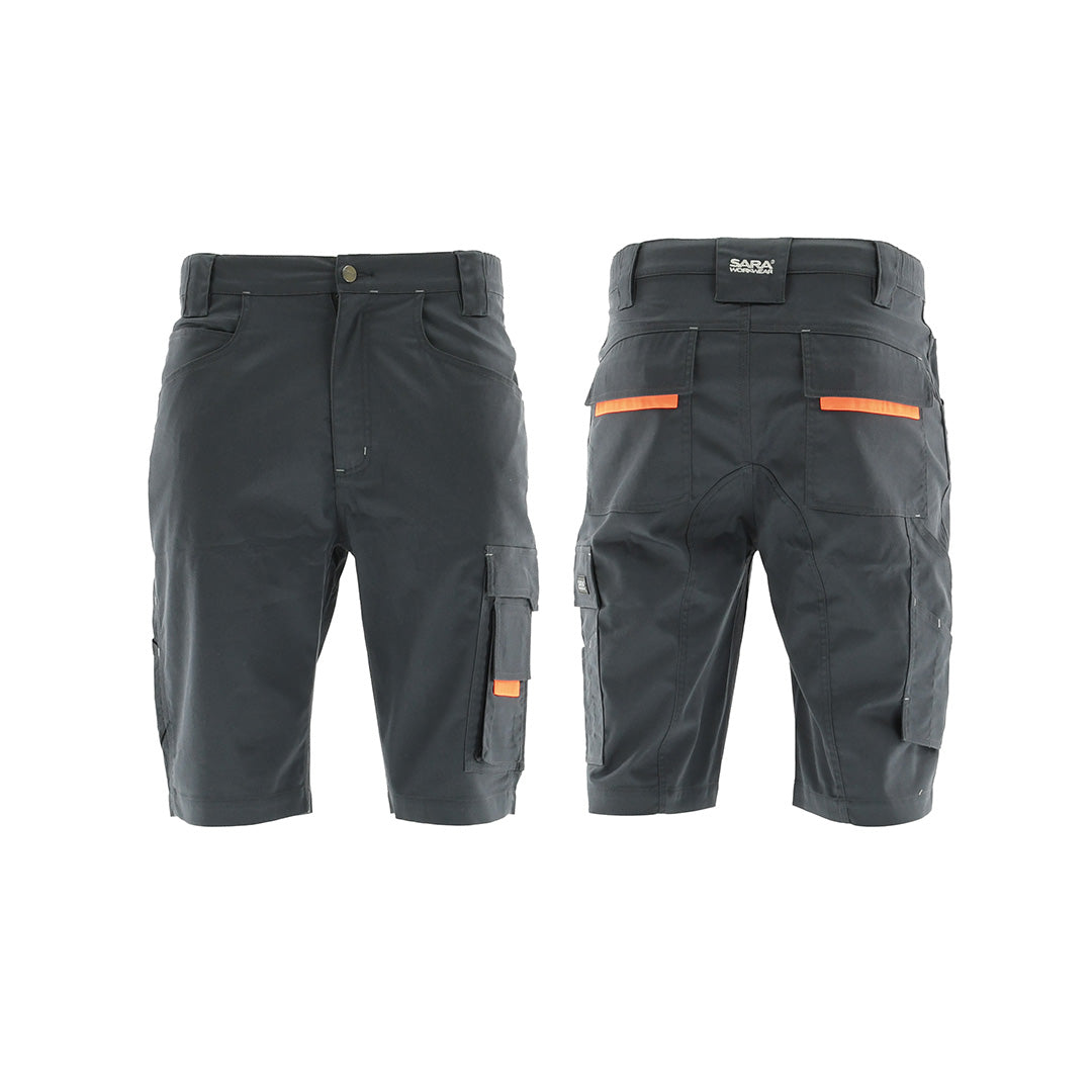 Къси панталони ACTIFLEX GRAPHITE/ORANGE от mtexbg.com